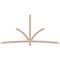 Ekena Millwork Davenport Smooth Timber Gable Bracket, Douglas Fir, 108"W x 54"H x 1 1/2"D x 3 1/2"F, 12/12 Pitch GBW108X54X0204DAV00SDF - alternate 1